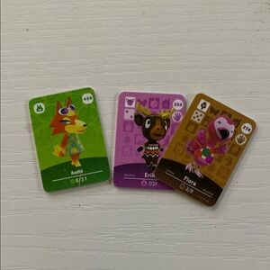 Animal Crossing Amiibo Cards Set